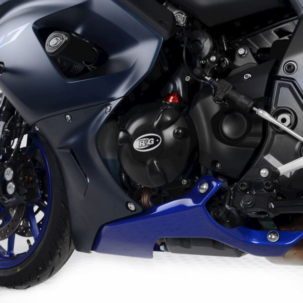 R&G Engine Case Covers for Yamaha MT-07 '14- (FZ-07), XSR700 '16- and Tracer 700 '16-(FJ-07), Tenere 700 '19-, Tenere 700 World Raid '22-, Tracer 7 (GT) '21-, R7 '22- & Tenere 700 Rally '21- models (LHS) (RACE/ROAD)